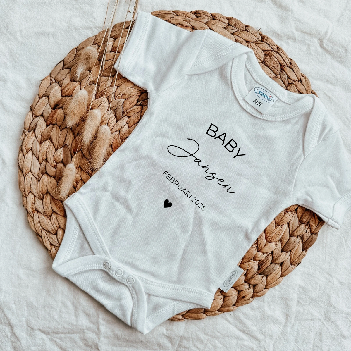 Zwangerschapsaankondiging achternaam romper