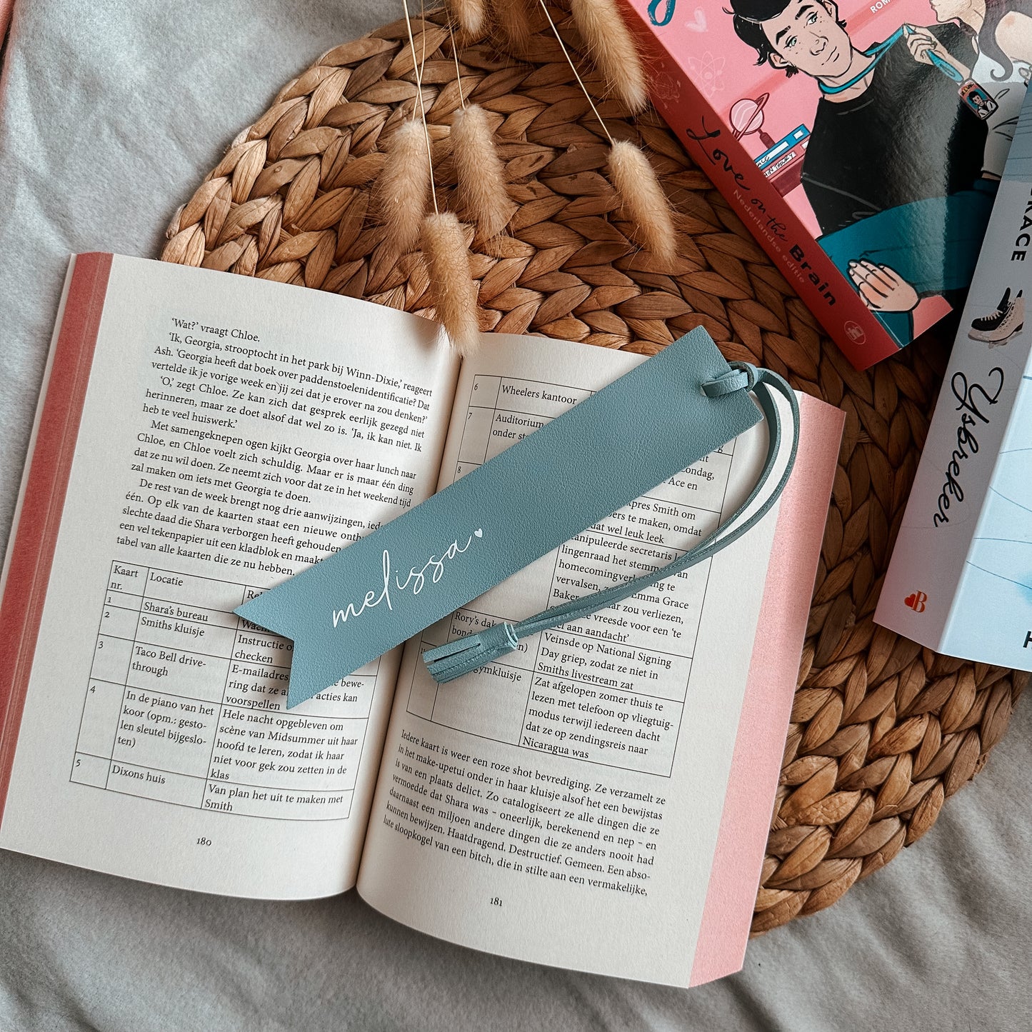 Boekenlegger met naam